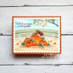 TINY TOWNIE PIPER AT THE PUMPKIN PATCH RUBBER STAMP